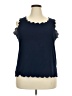 Elle Blue Sleeveless Blouse Size XXL - photo 1