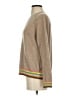 Jumper 100% Cashmere Color Block Tan Cashmere Pullover Sweater Size 1 - photo 5
