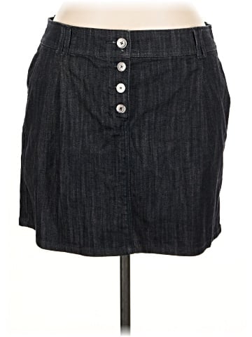 New York & Company Denim Skirt (view 1)