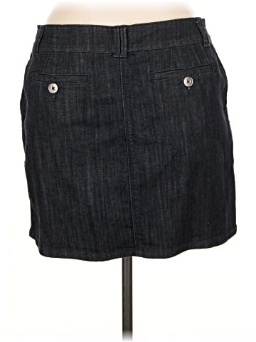New York & Company Denim Skirt (view 2)