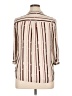 Assorted Brands Stripes Ivory 3/4 Sleeve Button-Down Shirt Size XL (estimated) - photo 2