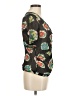 Maple 100% Silk Black Short Sleeve Silk Top Size 8 - photo 4