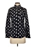 Gap 100% Cotton Polka Dots Black Long Sleeve Blouse Size XS - photo 1
