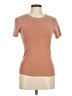 Fabletics Brown Short Sleeve T-Shirt Size M - photo 1