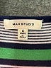 Max Studio Stripes Blue Casual Dress Size S - photo 7