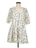 Universal Thread Print Ivory Casual Dress Size M - photo 1