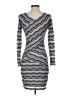 BCBGMAXAZRIA Chevron-herringbone Gray Cocktail Dress Size XS - photo 2