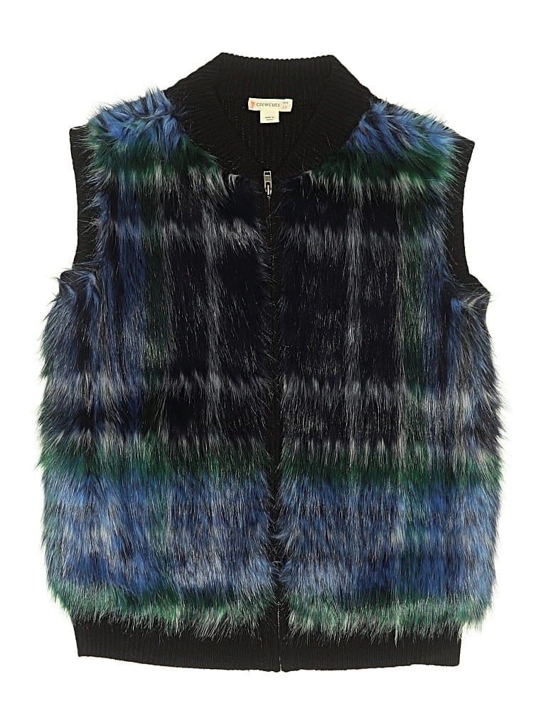 Pre-owned Crewcuts Kids' Sweater Vest In Blue