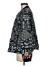 Johnny Was 100% Ramie Graphic Black Gray Jacket Size M - photo 5