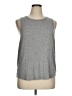 Interval Gray Sleeveless T-Shirt Size 1X - photo 1