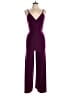 Norma Kamali Solid Burgundy Jumpsuit Size L - photo 1