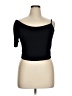ELOQUII Black Short Sleeve Top Size 14 Plus - photo 1