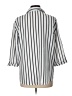 NYCC 100% Polyester Stripes Silver 3/4 Sleeve Blouse Size L - photo 2