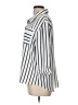 NYCC 100% Polyester Stripes Silver 3/4 Sleeve Blouse Size L - photo 5
