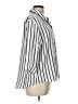 NYCC 100% Polyester Stripes Silver 3/4 Sleeve Blouse Size L - photo 4