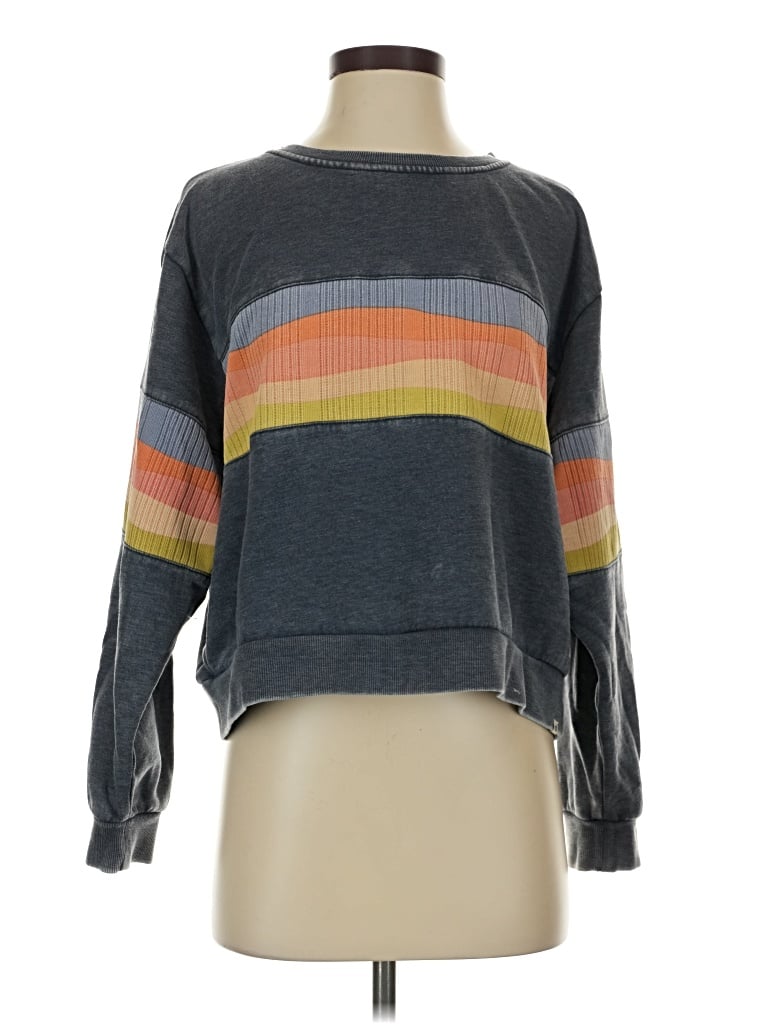 Pre-owned Rip Curl Pullover Sweater In Gray