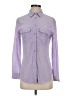 Equipment Solid Purple Long Sleeve Blouse Size XS - photo 1
