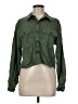 Universal Thread 100% Lyocell Green Long Sleeve Button-Down Shirt Size M - photo 1