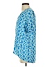 Escapada 100% Rayon Blue Short Sleeve Blouse Size XS - photo 5