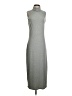 Express Solid Gray Casual Dress Size S - photo 1