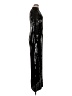 Express 100% Polyester Metallic Black Cocktail Dress Size M - photo 4