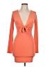 Assorted Brands Orange Cocktail Dress Size L - photo 1