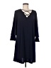 Tiana B. Solid Blue Casual Dress Size M - photo 1