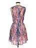 Lush Print Blue Casual Dress Size M - photo 2