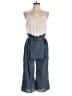 Blush Teal Blue Jumpsuit Size L - photo 1
