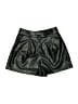 Express 100% Polyester Metallic Black Shorts Size 2 - photo 1