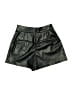 Express 100% Polyester Metallic Black Shorts Size 2 - photo 2