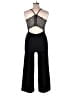 Almost Famous Solid Black Jumpsuit Size XL - photo 2