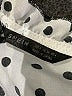 Shein 100% Polyester Polka Dots Ivory Sleeveless Blouse Size S - photo 7