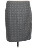 Vince Camuto Houndstooth Gray Casual Skirt Size 10 - photo 2