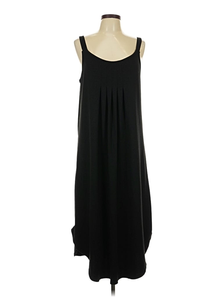Pre-owned Ekouaer Casual Dress In Black