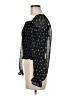Lush Black Long Sleeve Blouse Size M - photo 5