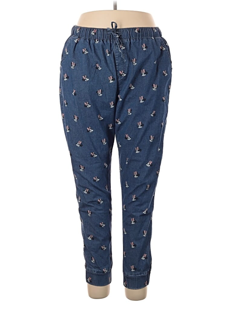 Pre-owned Disney Store Casual Pants In Blue