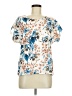 Shein Ivory Short Sleeve Blouse Size M - photo 1