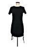 Zara Solid Black Casual Dress Size M - photo 1
