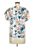 Shein Ivory Short Sleeve Blouse Size M - photo 2