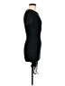 Zara Solid Black Casual Dress Size M - photo 4