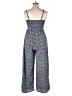 Xhilaration 100% Polyester Paisley Blue Jumpsuit Size XS - photo 2