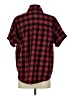 Madewell Checkered-gingham Red Short Sleeve Button-Down Shirt Size S - photo 2