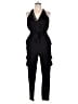 Venus 100% Viscose Solid Black Jumpsuit Size XL - photo 1