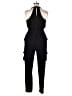 Venus 100% Viscose Solid Black Jumpsuit Size XL - photo 2