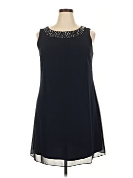 ignite evening dresses plus size Plus Szie Sequin Evening Maxi Dress with Illusion Neckline main image 0