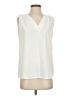 Unbranded 100% Polyester Ivory Sleeveless Blouse Size Sm Plus - photo 1