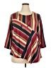 Alfred Dunner Burgundy 3/4 Sleeve Blouse Size 2X - photo 1