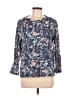 H&M L.O.G.G. 100% Modal Blue 3/4 Sleeve Blouse Size 12 - photo 1