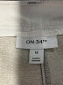 On 34th Metallic Silver Casual Pants Size 14 - photo 7